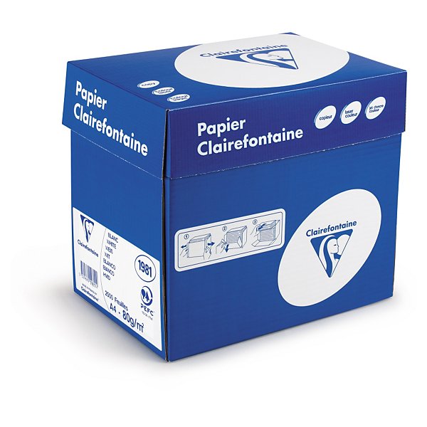 Printpapier Clairalfa Clairefontaine formaat A3 extra wit - 2