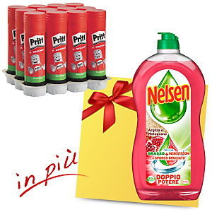Pritt Offerta 12 colle Stick da 22 grammi + 1 Nelsen Piatti Argilla e Melograno compreso nel prezzo Pritt Offerta 12 colle Stick da 22 grammi + 1 Nelsen Piatti Argilla e Melograno compreso nel prezzo