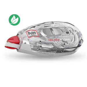 Pritt Roller de correction rechargeable Flex 6mm x 12m Translucide - Boîte à suspendre Pritt Roller de correction rechargeable Flex 6mm x 12m Translucide - Boîte à suspendre