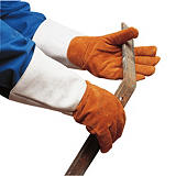 PROCOVES INDUSTRIE Gants de manutention anti-chaleur en cuir, taille unique PROCOVES INDUSTRIE Gants de manutention anti-chaleur en cuir, taille unique