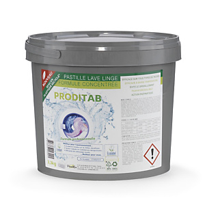 Proditab Lessive en tablette - 125 tablettes Proditab Lessive en tablette - 125 tablettes