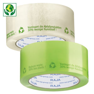 Proefpakket milieuvriendelijke geluidsarme PP-tape Raja
