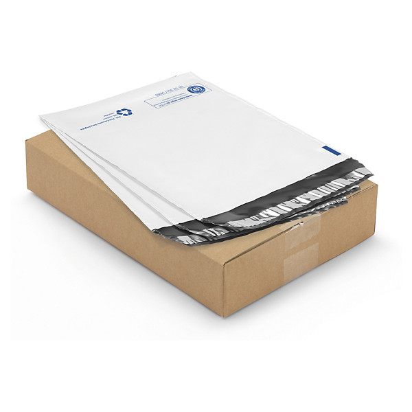 Proefpakket ondoorzichtige plastic envelop 80% gerecycled RAJA 16 x 22 cm - 100 pcs/box - 1