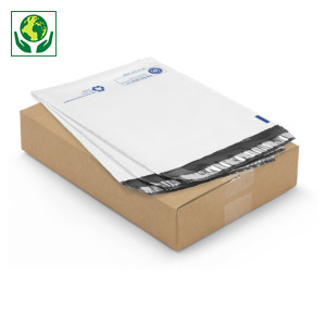 Proefpakket ondoorzichtige plastic envelop 80% gerecycleerd Raja Proefpakket ondoorzichtige plastic envelop 80% gerecycleerd Raja