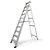 Professional aluminium builders step ladders, 4 treads - 4
