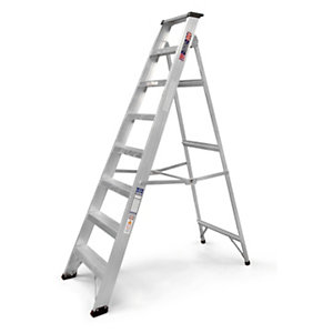 Professional aluminium builders step ladders