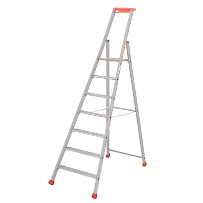 Professionele Tubesca ladders 7 treden - 1