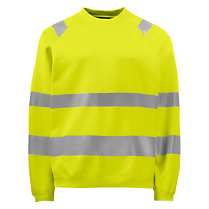 PROJOB Sweatshirt High Viz jaune CL 3 4XL