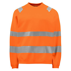 PROJOB Sweatshirt High Viz orange CL 3 3XL