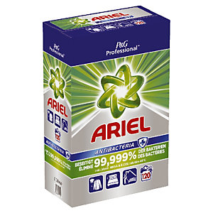 Promo : 1+1, Lessive poudre désinfectante Ariel Antibacteria 120 doses