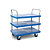 ProPlaz® Blue platform and shelf trolleys - 3