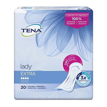 Protections Tena Expert Lady Extra, le paquet de 20