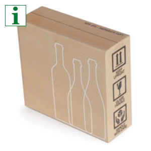 Protective wine cases and beer boxes