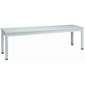 PROVOST Banco de vestuario, melamina, gris PROVOST Banco de vestuario, melamina, gris