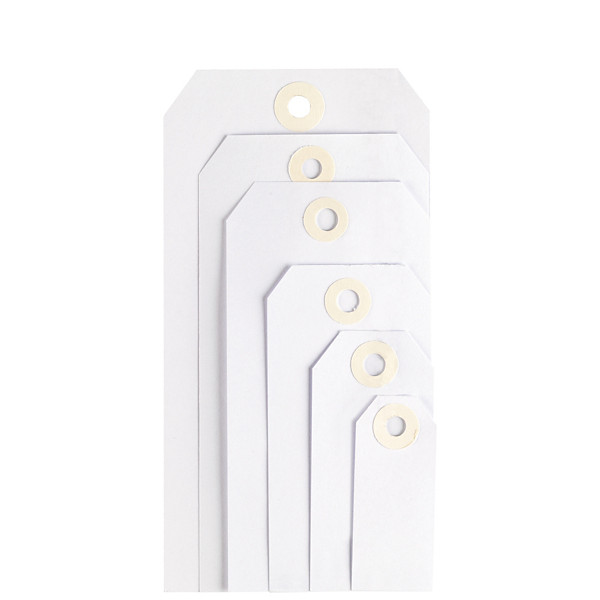 Przywieszki kartonowe białe 125x63mm 1000 szt