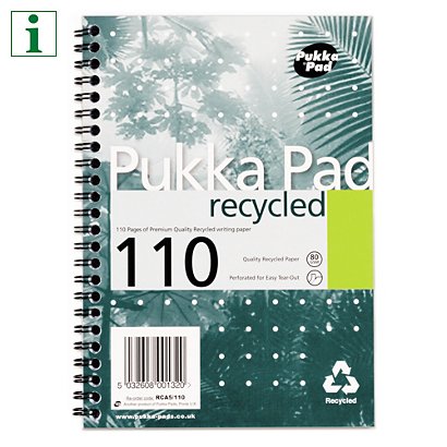 Pukka Pad Recycled A4 Wirebound Notepad - Pack of 3 - 1