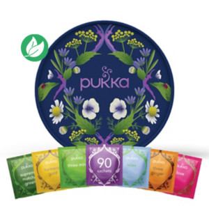 Pukka Thé Bio bien être - Coffret de 90 sachets de 6 saveurs Pukka Thé Bio bien être - Coffret de 90 sachets de 6 saveurs