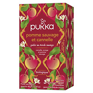 Pukka Thé pomme cannelle - Biologique et équitable - Boîte de 20 sachets