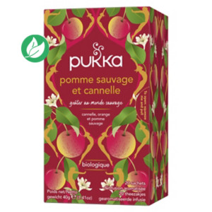 Pukka Thé pomme cannelle - Biologique et équitable - Boîte de 20 sachets Pukka Thé pomme cannelle - Biologique et équitable - Boîte de 20 sachets