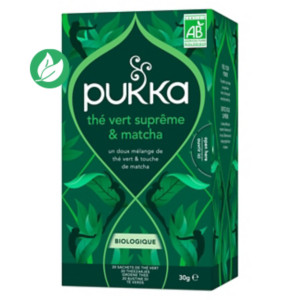 Pukka Thé vert Matcha - Boîte de 20 sachets Pukka Thé vert Matcha - Boîte de 20 sachets