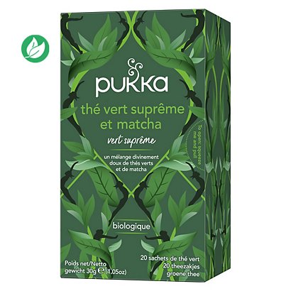 Pukka Thé vert Matcha - Boîte de 20 sachets