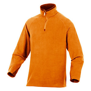 Sous-pull en laine polaire orange Alma, DeltaPlus, taille XXL