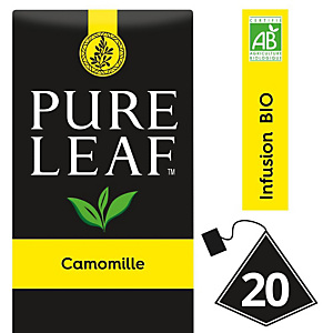PURE LEAF Infusion à la Camomille - 20 sachets pyramide PURE LEAF Infusion à la Camomille - 20 sachets pyramide