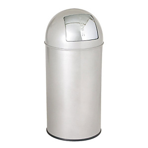 Push Gettacarta, Capacità 40 l, Grigio Push Gettacarta, Capacità 40 l, Grigio