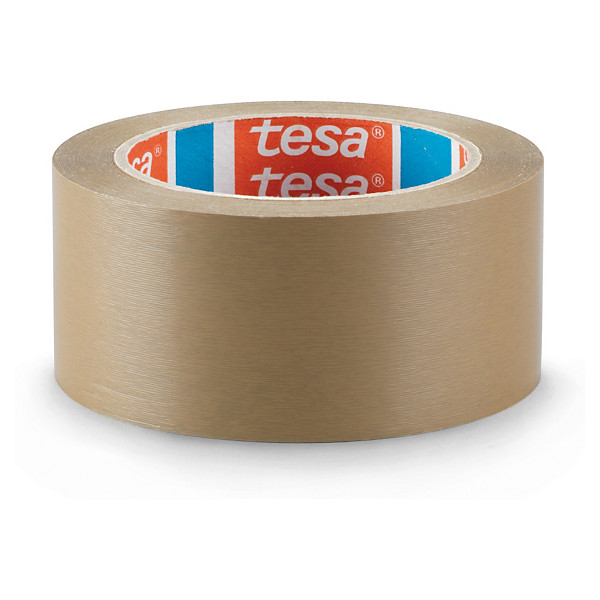 PVC tape Tesa 4100 bruin, met stijlvolle reliëfstructuur - 1