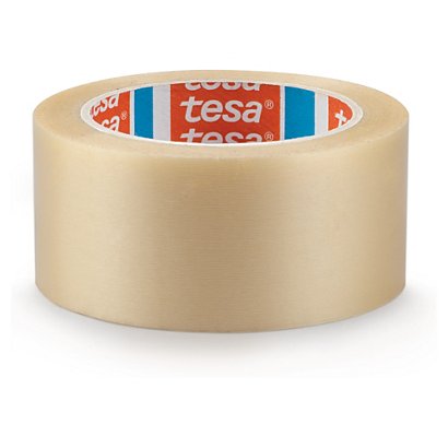 PVC tape Tesa 4100 transparant, met stijlvolle reliëfstructuur