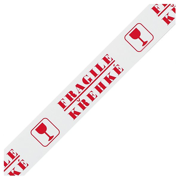 PVC výstražná páska, Fragile-Krehké - 3