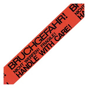 PVC Warnband mit Standardaufdruck
