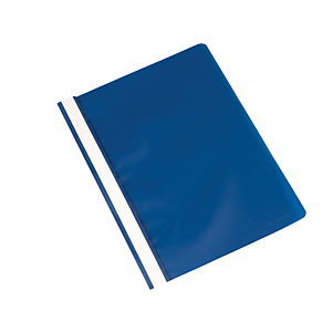 Q CONNECT Dossier fástener, capacidad para 30 hojas, PVC, A4, azul Q CONNECT Dossier fástener, capacidad para 30 hojas, PVC, A4, azul