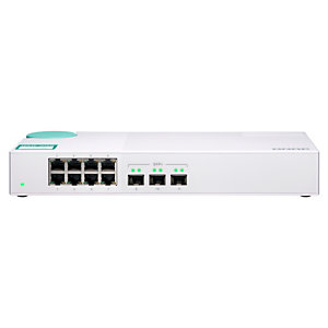 Qnap QSW-308S, No administrado, Gigabit Ethernet (10/100/1000)