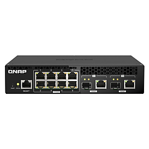Qnap QSW-M2108R-2C, Gestionado, L2, 2.5G Ethernet (100/1000/2500), Bidireccional completo (Full duplex), Energía sobre Ethernet (PoE), Montaje en rack Qnap QSW-M2108R-2C, Gestionado, L2, 2.5G Ethernet (100/1000/2500), Bidireccional completo (Full duplex), Energía sobre Ethernet (PoE), Montaje en rack