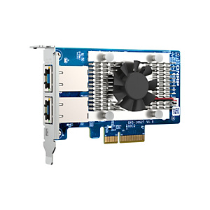 Qnap QXG-10G2T, Interno, Alámbrico, PCI Express, Ethernet, 10000 Mbit/s, Verde