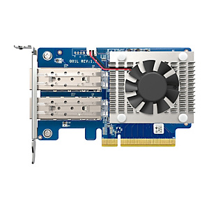 Qnap Tarjeta de expansión de red SFP+ de dos puertos de 10GbE, Interno, Alámbrico, PCI Express, Fibra, 10 Mbit/s, Multicolor QXG-10G2SF-NXE Qnap Tarjeta de expansión de red SFP+ de dos puertos de 10GbE, Interno, Alámbrico, PCI Express, Fibra, 10 Mbit/s, Multicolor QXG-10G2SF-NXE