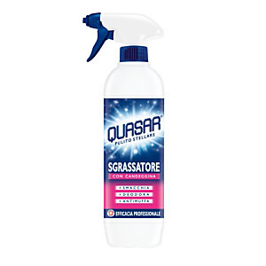 QUASAR Detergente Sgrassatore Candeggina Spray, Flacone 650 ml