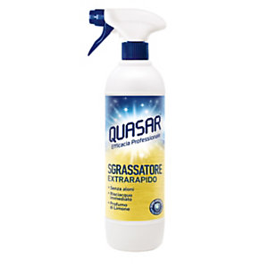 QUASAR Detergente Sgrassatore Extrarapido, Flacone Spray 580 ml