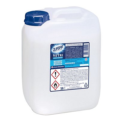 QUASAR Detergente Vetri Formula Originale, Tanica 5 l - Detergenti per Vetri