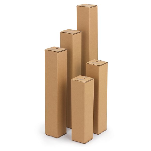 Quattropack négyzet alakú okmányhenger 3-rétegű hullámkartonból - 5