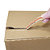 Quick pack crash lock postal boxes with adhesive strips - 5