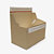 Quick pack crash lock postal boxes with adhesive strips - 1