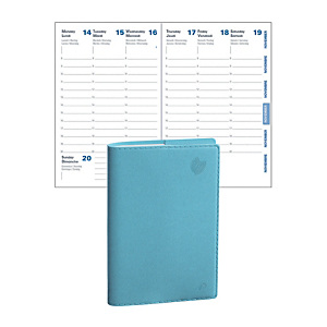 Quo Vadis Agenda semainier AFFAIRES EQUOLOGY - 10 x 15 cm - Bleu - Décembre 2024 à Décembre 2025 Quo Vadis Agenda semainier AFFAIRES EQUOLOGY - 10 x 15 cm - Bleu - Décembre 2024 à Décembre 2025