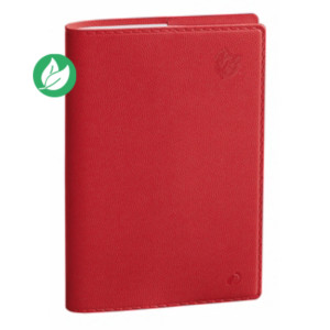Quo Vadis Agenda semainier Equology Président - 21 x 27 cm - Rouge - 2026 Quo Vadis Agenda semainier Equology Président - 21 x 27 cm - Rouge - 2026