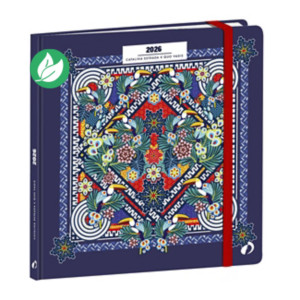 Quo Vadis Agenda semainier Executif Catalina Estrada - 16 x 16 cm - Bleu Toucan - Décembre 2025 à Décembre 2026 Quo Vadis Agenda semainier Executif Catalina Estrada - 16 x 16 cm - Bleu Toucan - Décembre 2025 à Décembre 2026