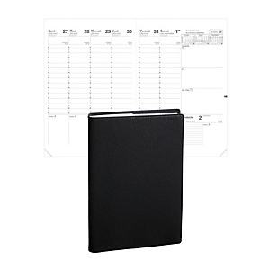 Quo Vadis Agenda semainier PLANNING SD - 18 X 24 cm - Noir - Septembre 2024 à Décembre 2025 Quo Vadis Agenda semainier PLANNING SD - 18 X 24 cm - Noir - Septembre 2024 à Décembre 2025
