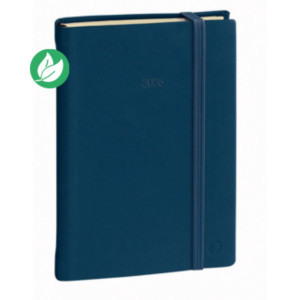 Quo Vadis Agenda semainier Président Fas Silk - 21 x 27 cm - Bleu marine fermeture élastique - 2026 Quo Vadis Agenda semainier Président Fas Silk - 21 x 27 cm - Bleu marine fermeture élastique - 2026