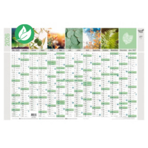 Quo Vadis Calendrier mural annuel Equology - 65 x 43 cm - 2026 Quo Vadis Calendrier mural annuel Equology - 65 x 43 cm - 2026
