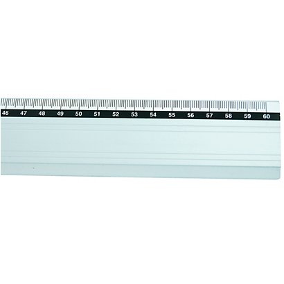 Règle plate aluminium longueur 60 cm - 1